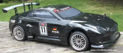 NEW 1/10 SCALE 4WD BRUSHLESS ELECTRIC RTR ROAD RACE RC CAR • Powerful HSP Brushless Motor • 7.4v 350...
