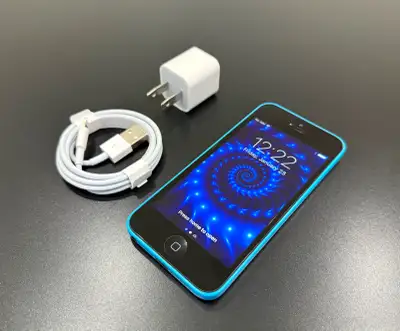 iPhone 5C 16GB Blue - UNLOCKED - READY TO GO!, View more