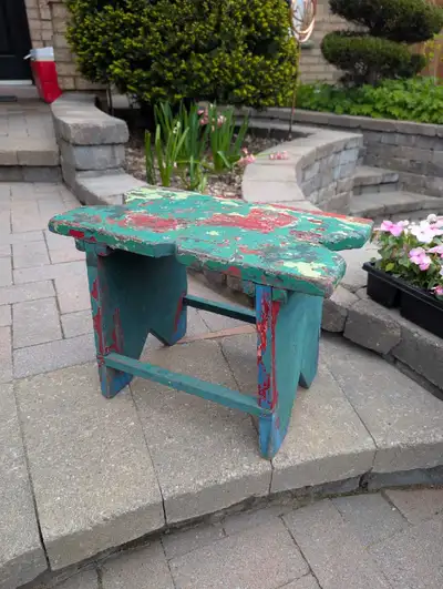 Rustic Wooden Stool or plant stand , View more