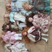 Porcelain  dolls
