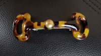 Vintage Celluloid Tortoise French Clip (Made in France)