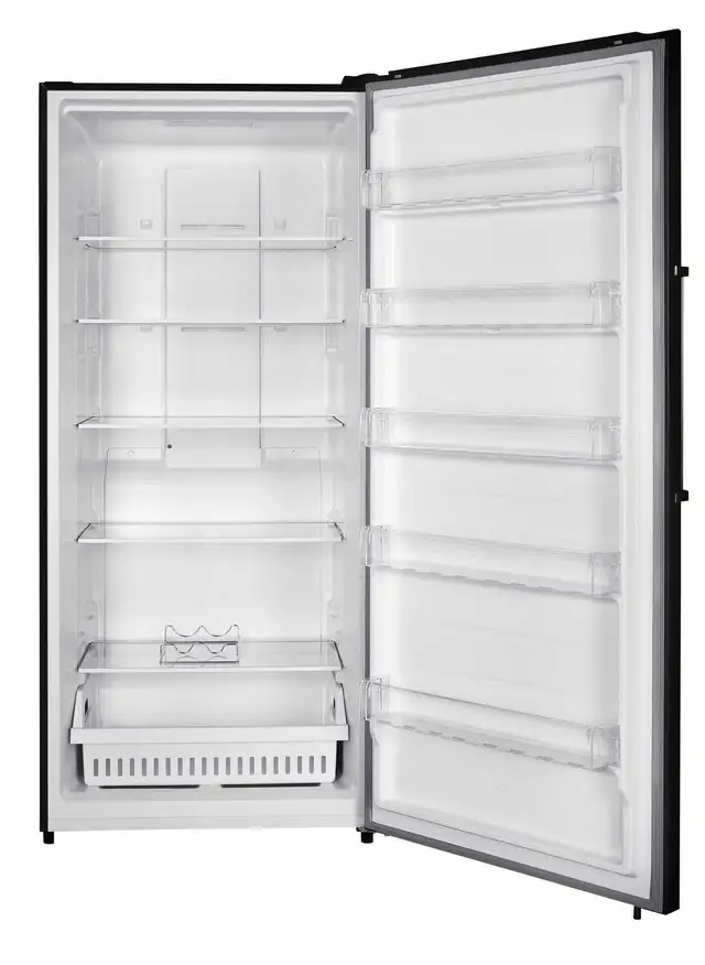 Marathon - 21.2 cu. Ft Upright Freezer in Black Stainless 62854394093314124
