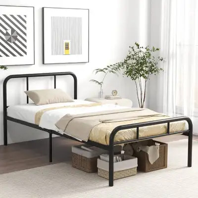 Twin Bed Frame Metal Platform Bed Base, View more