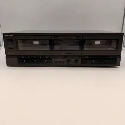 Technics RS-TR157 Stereo Double Cassette Deck Auto Reverse Works, View more
