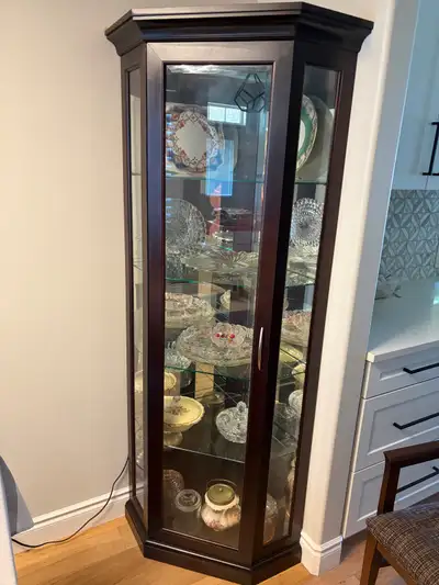 Corner Curio Cabinet, View more