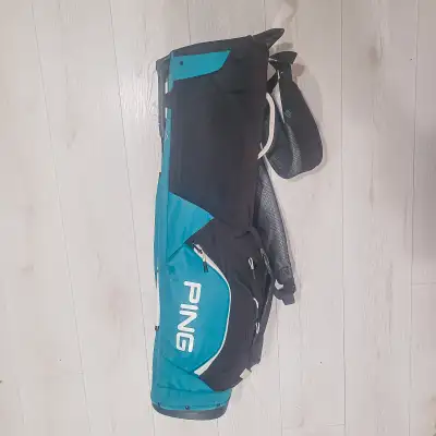 Turquoise/Black Ping Golf Bag, View more