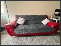 Beautiful red couch