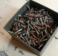 slotted screws - antique