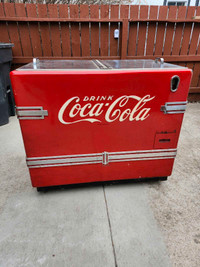 Coca-cola antique cooler 