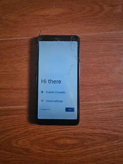 It has some cracks on the screen but other than that it works just fine, I've been using it for a wh...