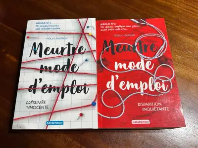 J'offre un ensemble de deux livres d'Holly Jackson, parfaits pour les amateurs de mystère et de susp...