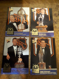 1992-93 Fleer Ultra Hockey "Award Winner" Insert Cards
