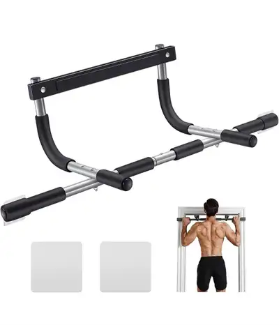 NEW Ally Peaks Pull Up Bar for Doorway | Thickened Steel Max Limit 440 lbs Upper Body Fitness Workou...