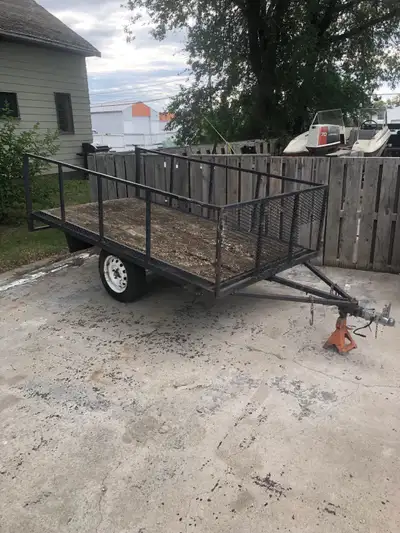 Home built utility trailer… I bought it as is with some other stuff, I haven’t found a serial number...