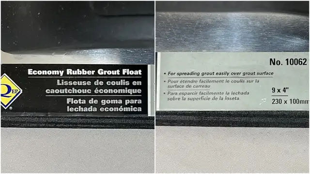 QEP 9" x 4" RUBBER GROUT FLOAT582387098998558722