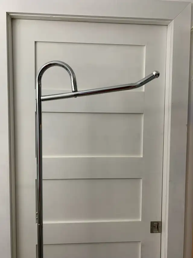 Laundry Rolling Cart Valet Hanging Arm Basket Shelf $6062863284654595123