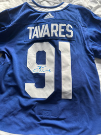Signed Tavares Jersey 