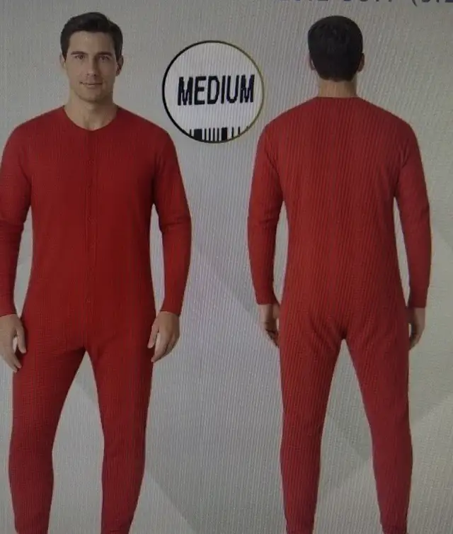 Brand New Thermal Henley Onesie for Men and Women in Men's in Calgary - Image 8