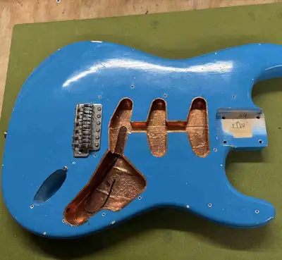Blue MJT Stratocaster Body, View more