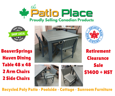 BeaverSprings Recycled Plastic Outdoor Dining Set, View more