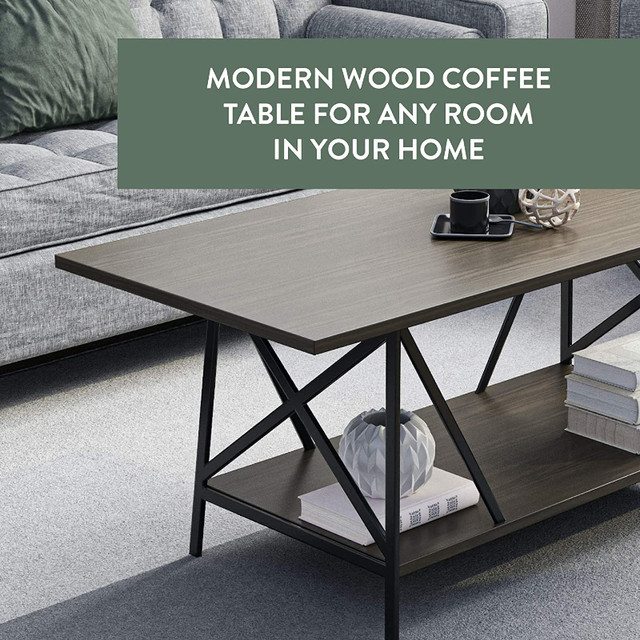 Modern Farmhouse Coffee Table for Living Room Coffee Tables Calgary
