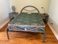Double bed with two nightstands 