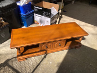 Coffee table with side tables