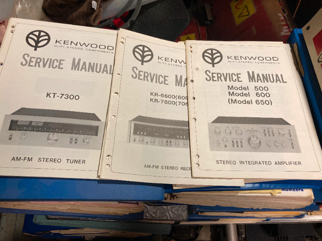 VINTAGE SERVICE MANUALS in General Electronics in City of Toronto - Image 2