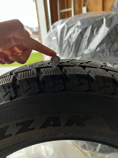 Purchased these tires last year from Costco. Only used for 1 winter season as you can see there is a...