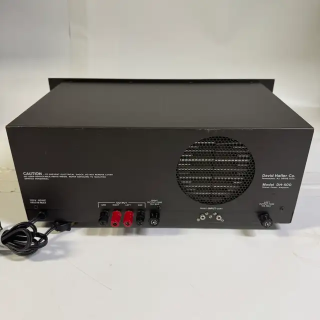 Hafler DH-500 Stereo Power Amplifier Used Tested Working USA in Stereo Systems & Home Theatre in City of Toronto - Image 6