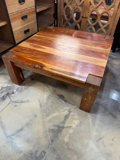 ✅ Table basse en bois de rose, Table à café moderne, table salon, View more