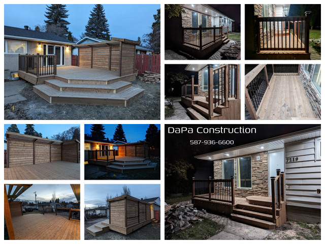 Deck Builder & Basement Development in Fence, Deck, Railing & Siding in Edmonton
