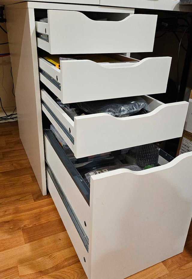 Ikea Drawers with Drop File storage
 in Bookcases & Shelving Units in Mississauga / Peel Region - Image 3