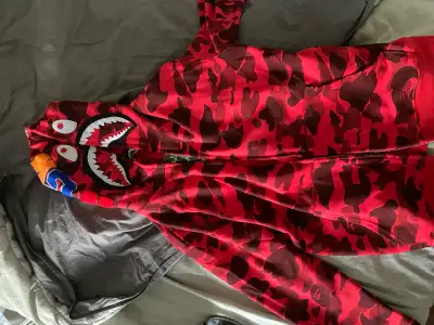 Red Bape Hoodie (Men’s Medium), View more