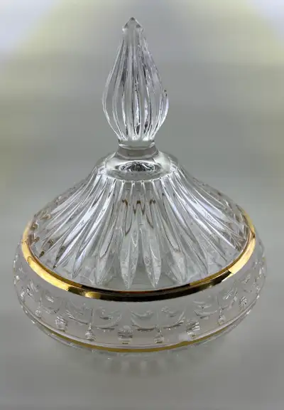 Vintage Crystal Candy Dish, View more