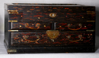 C. 1860 Japanese Fine Lacquered Parquetry Ladies Jewelry Box