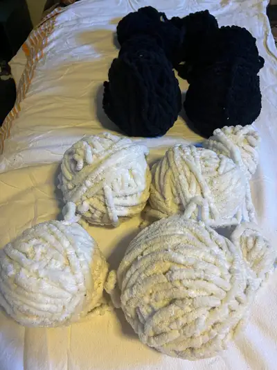 Bought this for Granddaughter to keep busy. She made blanket which she didn’t want to keep so there...