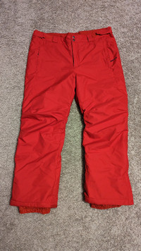 Columbia snow pants Red XL with Omni Tech