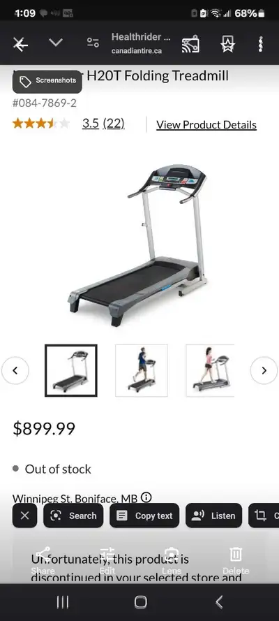 Great treadmill parents bought and never used