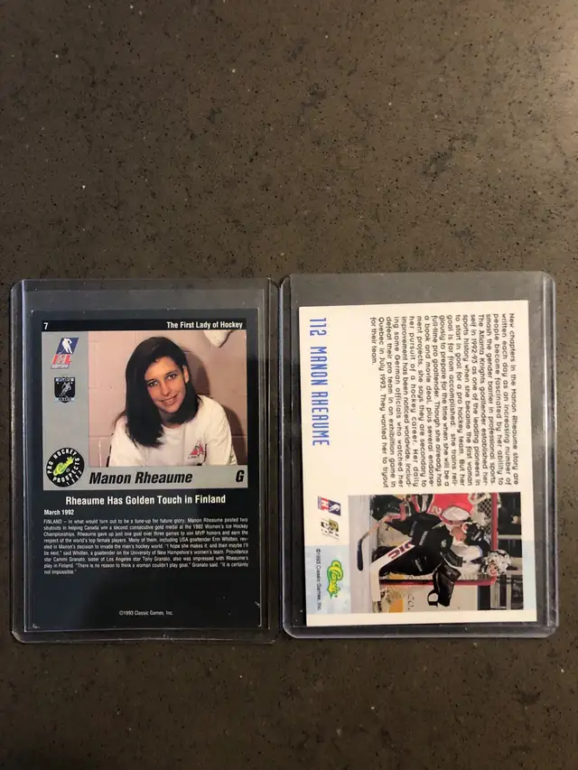 Manon Rheaume Hockey Cards in Arts & Collectibles in Markham / York Region - Image 3