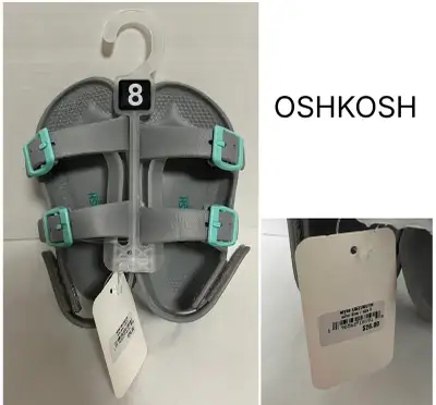 OSHKOSH - NWT - TODDLER / KIDS - SIZE 8 - SANDALS / SHOES, View more