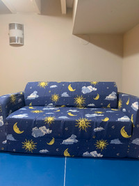 Petit sofa lit pour enfant 90cm x 20 fermé et 90cm x123cm ouvert