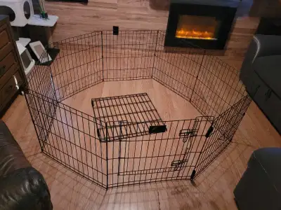 enclos a chien avec porte, View more