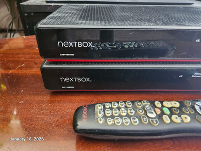 PVR 4K Cable Boxes 2 avail. 50 each. NOT REGISTERED With Remote., View more