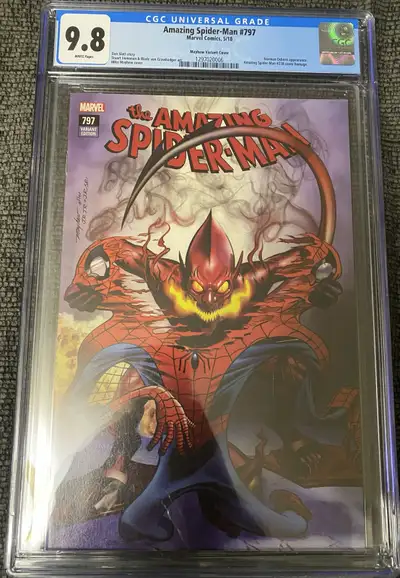 Marvel Comics - The Amazing Spider-Man #797 CGC 9.8 Mayhew Variant. No cracks in case. ASM 238 cover...