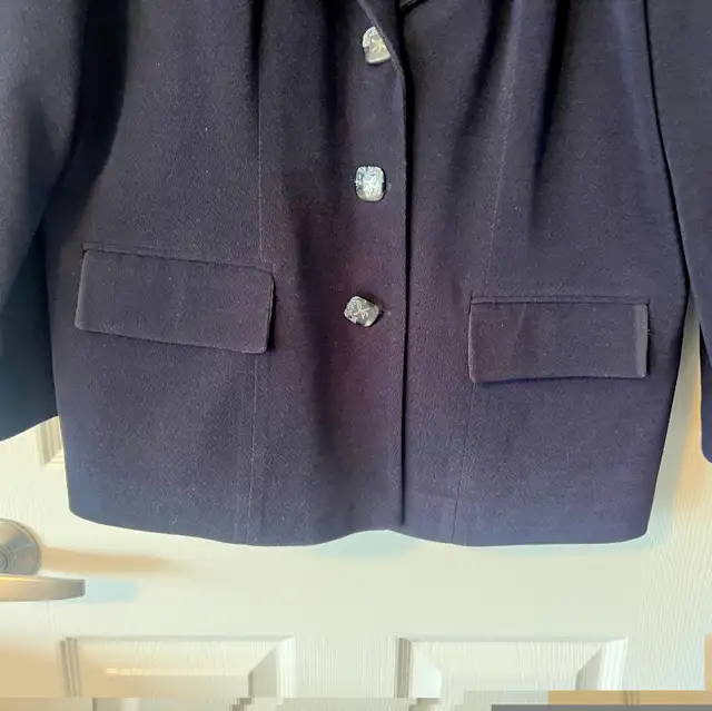 Navy Blue Designer Tailor-Made One-Of-A-Kind Women's Pant Suit! in Women's - Other in Calgary - Image 4
