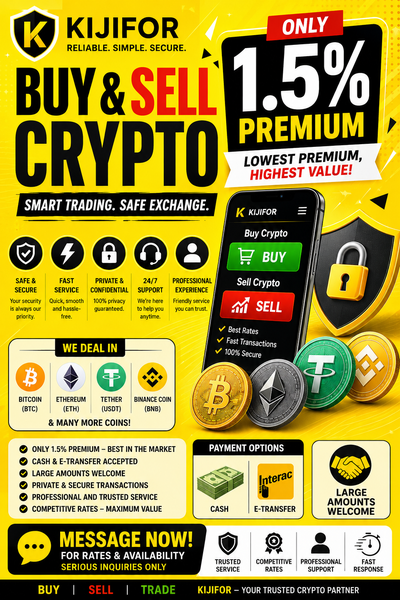 BUY & SELL CRYPTO IN MINUTES, View more