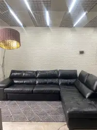FREE DELIVERY Genuine Leather Sectional 