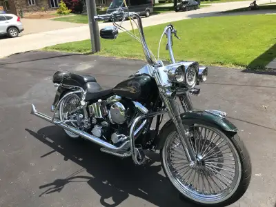 Up for sale is my used Harley-Davidson motorcycle, a true classic with custom features. This bike ha...