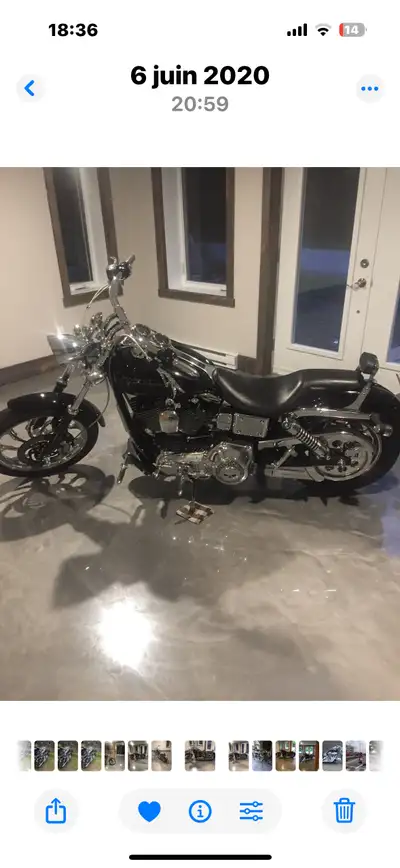 Harley Davidson Low Rider Dyna 2002, 50500 km , acheteur sérieux seulement